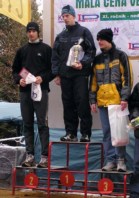 2003 — na stupních vítězů — Kadlec Petr, Jeníček Ondřej, Kovařík Radovan