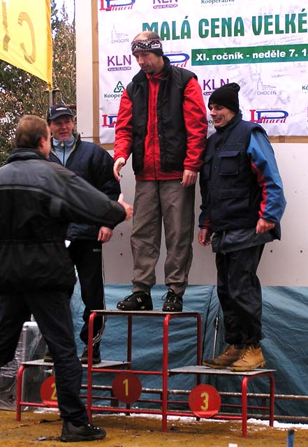 2003 — na stupních vítězů — Čechal Jaroslav, Stránský Aleš, Hausvater Karel