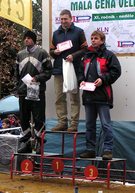 2003 — na stupních vítězů — Červ Miloslav, Vondrouš Jaroslav, Knap Jan