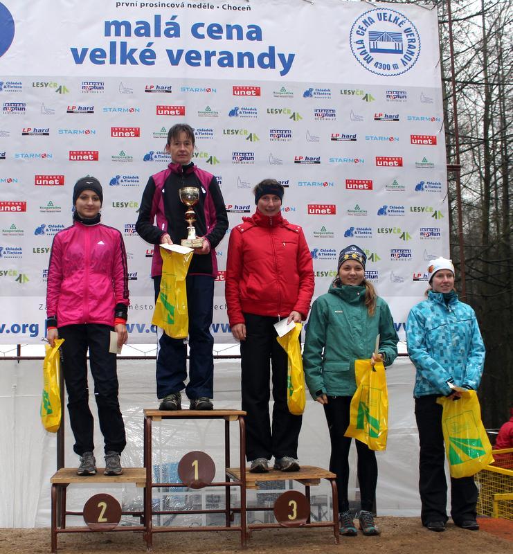 2014 — na stupních vítězů — Šaclová Lucie, Metelková Táňa, Fenclová Marta, Knapová Jana, Hermanová Zuzana